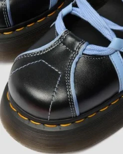 Bailarinas Buzz de piel Gloss in Negro