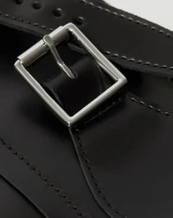 Bolso bandolera de piel Kiev y Smooth de 30 cm in Negro