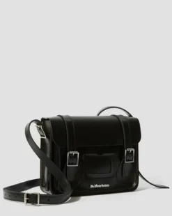 Bolso bandolera de piel Kiev y Smooth de 30 cm in Negro