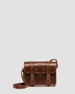 Bolso bandolera de piel Mayhem de 18 cm in Ambrato