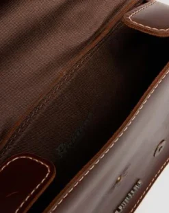 Bolso bandolera de piel Mayhem de 18 cm in Ambrato