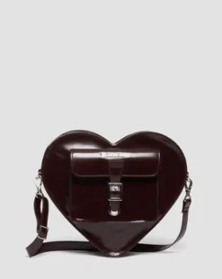Bolso Corazón vegano in Rojo Cereza