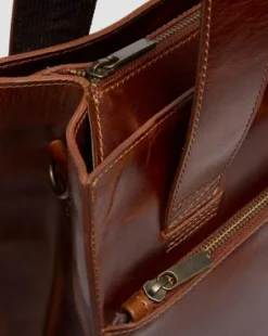 BOLSO DE PIEL in Ambrato