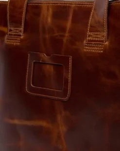 BOLSO DE PIEL in Ambrato