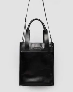 BOLSO DE PIEL in Negro