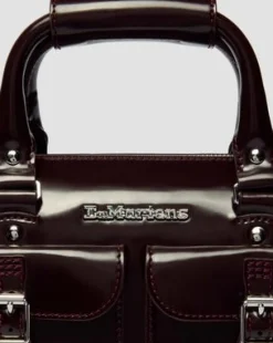 Bolso de piel Rub Off con asa superior Vegano in Rojo Cereza