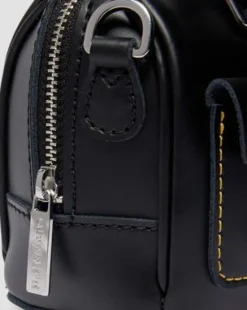 Bolso Mini De Piel Con Asa Superior in Negro