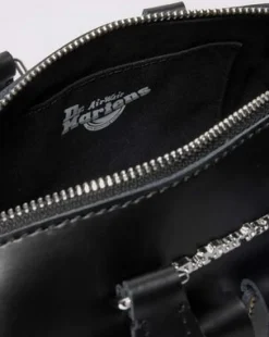Bolso Mini De Piel Con Asa Superior in Negro