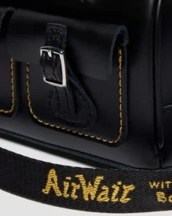 Bolso Mini De Piel Con Asa Superior in Negro