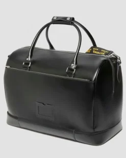 Bolso Weekender de piel Smooth in Negro