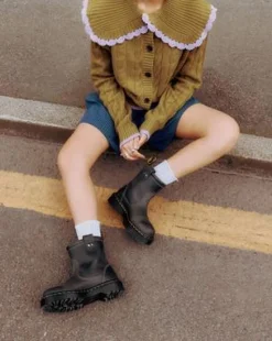 Botas Anistone Lo de piel in Gris Marengo