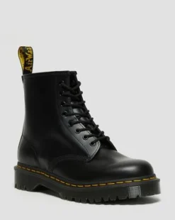 Botas 1460 Bex de piel Smooth in Negro