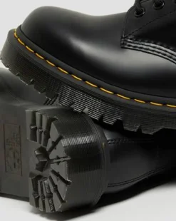 Botas 1460 Bex de piel Smooth in Negro