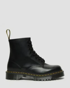 Botas 1460 Bex de piel Smooth in Negro
