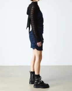 Botas 1460 Bex Western Buckle de piel in Negro