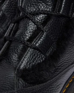 Botas Buzz de piel Milled Nappa con forro sintético in Negro