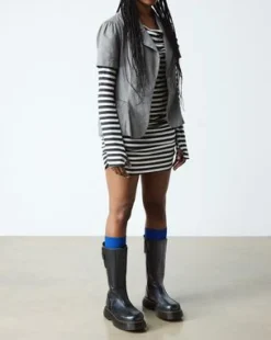 BOTAS BUZZ HI DE PIEL ECLIPSE in Negro