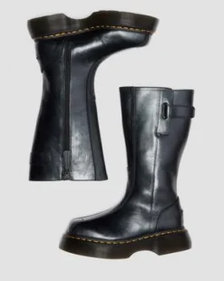 BOTAS BUZZ HI DE PIEL ECLIPSE in Negro