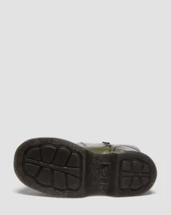 BOTAS BUZZ HI DE PIEL ECLIPSE in Verde Oliva Verde