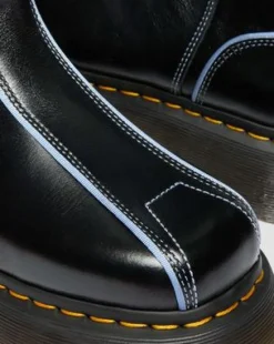 Botas Buzz Hi de piel Gloss in Negro