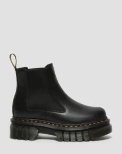 Botas Chelsea con plataforma Audrick de piel Nappa Lux in Negro