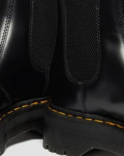 Botas Chelsea con plataforma 2976 Quad de piel Smooth in Negro
