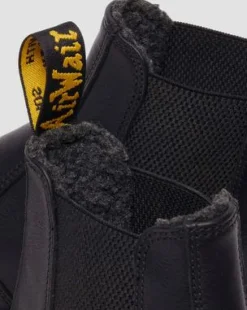 Botas Chelsea 2976 de piel Grizzly con forro sintético in Negro