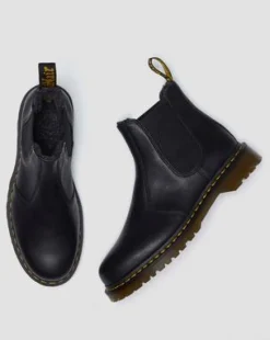 Botas Chelsea 2976 de piel Grizzly con forro sintético in Negro