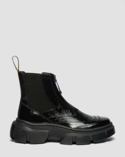 Botas Chelsea DMXL de piel Distressed Patent in Negro