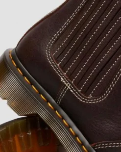 Botas Chelsea 2976 Leonore II de piel Grizzly con forro sintético in Marrón Oscuro