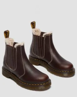 Botas Chelsea 2976 Leonore II de piel Grizzly con forro sintético in Marrón Oscuro