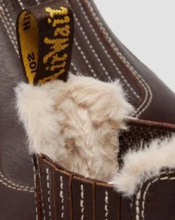Botas Chelsea 2976 Leonore II de piel Grizzly con forro sintético in Marrón Oscuro