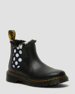 Botas Chelsea 2976 Leonore para joven en piel forrada in Negro