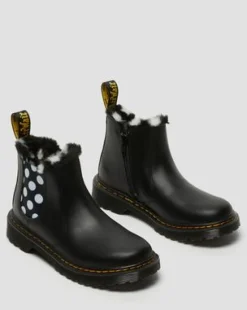 Botas Chelsea 2976 Leonore para joven en piel forrada in Negro