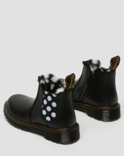 Botas Chelsea 2976 Leonore para joven en piel forrada in Negro