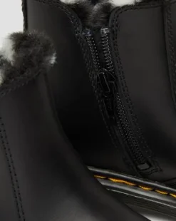 Botas Chelsea 2976 Leonore para joven en piel forrada in Negro