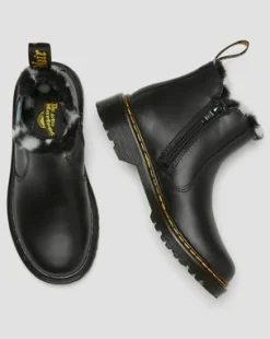 Botas Chelsea 2976 Leonore para joven en piel forrada in Negro