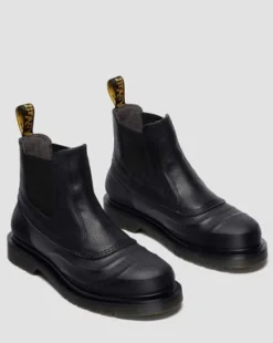 Botas Chelsea 2976 Sub de piel in Negro