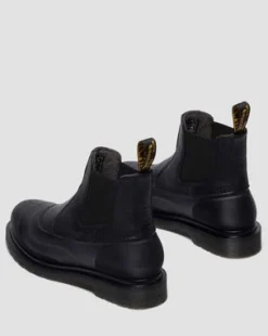 Botas Chelsea 2976 Sub de piel in Negro
