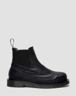 Botas Chelsea 2976 Sub de piel in Negro