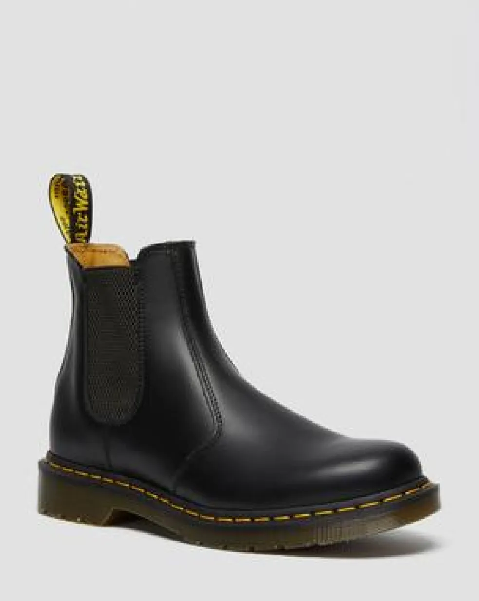 Botas Chelsea 2976 Yellow Stitch de piel Smooth in Negro
