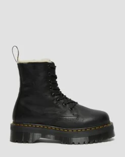 Botas con plataforma Jadon de piel con forro sintético in Negro