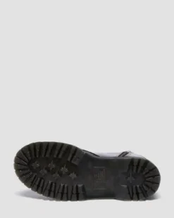 Botas con plataforma Jadon de piel Distressed Patent in Negro