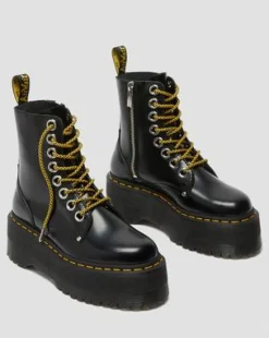 Botas con plataforma Jadon Max de piel Buttero in Negro