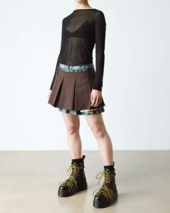 Botas con plataforma Jadon XL de piel in Negro