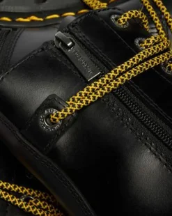 Botas con plataforma Jadon XL de piel in Negro