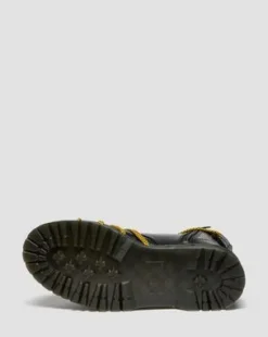 Botas con plataforma Jadon XL de piel in Negro