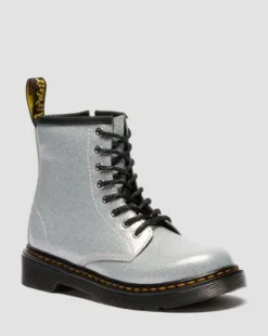BOTAS 1460 DE CHAROL CON PURPURINA PARA JUNIOR in Plateado
