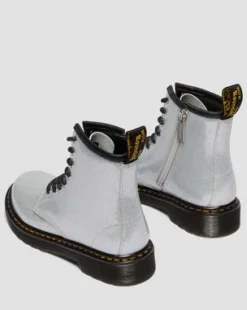 BOTAS 1460 DE CHAROL CON PURPURINA PARA JUNIOR in Plateado