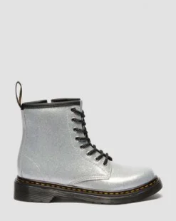 BOTAS 1460 DE CHAROL CON PURPURINA PARA JUNIOR in Plateado